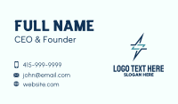 Lightning Power Monoline Business Card