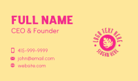 Tropical Beach Resort Business Card