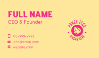 Tropical Beach Resort Business Card