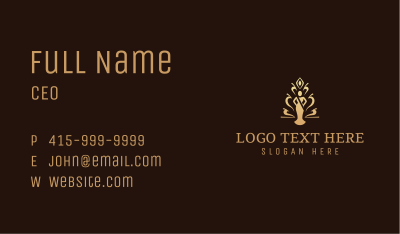 Golden Pageant Award Business Card Image Preview