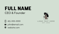 Fashion Umbrella Man Business Card Design