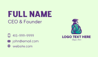 Natural Hand Sprayer Sanitizer Business Card Design