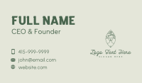 Headpiece Business Card example 2