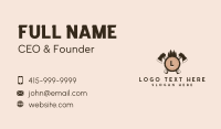 Forest Wood Axe Business Card