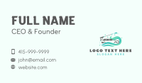 Cleaning Service Business Card example 3