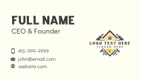 Roofing Construction Carpentry Business Card Design