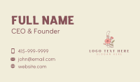 Peach Blossom Flower Business Card