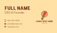 Burger Balloon  Business Card