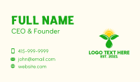 Sunshine Sprout Droplet  Business Card