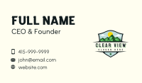 Nature Mountain View Business Card Image Preview