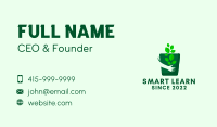 Gardening Hand Pot Business Card