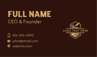 Wood Chisel Carpentry Business Card