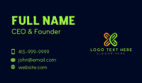 Digital Software Application Business Card