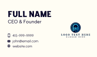 Music Headphones Audiophile Business Card Design