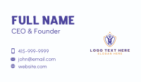 Leadership Human Shield Business Card