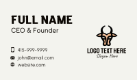 Cow Head Business Card example 3