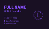 Matrix Business Card example 2