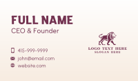 Royal Lion Insurance Business Card