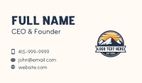 Outdoor Mountain Adventure Business Card