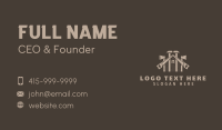 Axe & Saw Construction Business Card