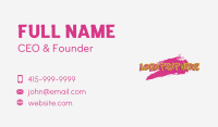 Wall Art Business Card example 3