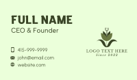 Gardening Shovel Plant Business Card