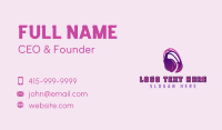 Headset Business Card example 4