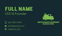 Green Fruit Delivery  Business Card Image Preview