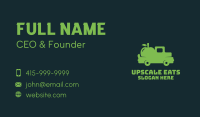 Green Fruit Delivery  Business Card Image Preview