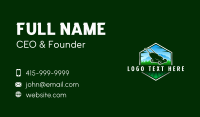 Lawn Mower Cutter Field Business Card