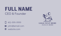 Lone Wolf Camping Business Card Design