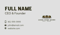 Big Cargo Truck Courier Business Card