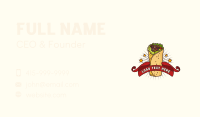 Burrito Wrap Restaurant Business Card