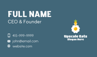 Carrot Egg Flask Business Card Image Preview