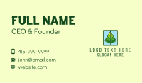 Square Forest Tree Business Card