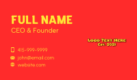 Nippon Business Card example 1