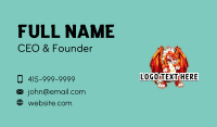 Gaming Dragon Avatar Mascot Business Card