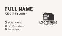 Mailbox Post Office Business Card Design