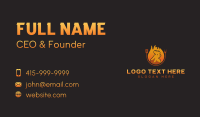 Chicken Roast Flame Business Card