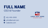 American Eagle Flag Business Card Design