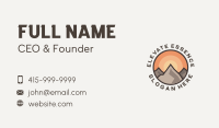 Trekking Business Card example 1