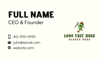 Cartoon Dollar Cash Business Card