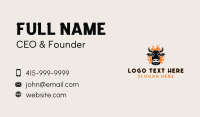 Cow Head Barbecue  Business Card