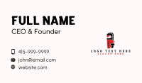 Wrench House Handyman Business Card Design