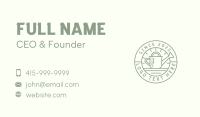 Garden Watering Can  Business Card Design