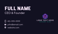 Cyber Technology Cube Business Card