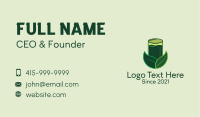 Healthy Green Juice  Business Card