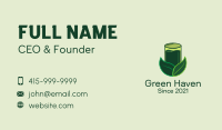 Healthy Green Juice  Business Card Image Preview