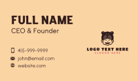 Bear Hat Kid  Business Card Design