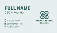 Jute Business Card example 2